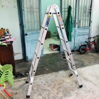 Thang Nhôm Gấp Chữ A Ninda, nhôm nhập,Khóa tự động